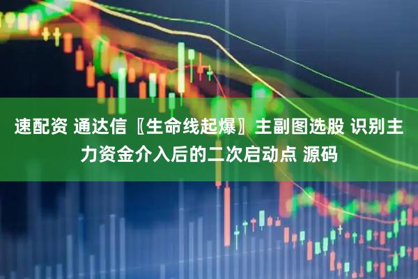 速配资 通达信〖生命线起爆〗主副图选股 识别主力资金介入后的二次启动点 源码